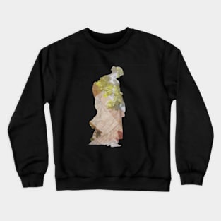 Woman, brick, sky Crewneck Sweatshirt